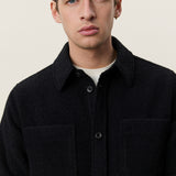 Boucle Overshirt Black