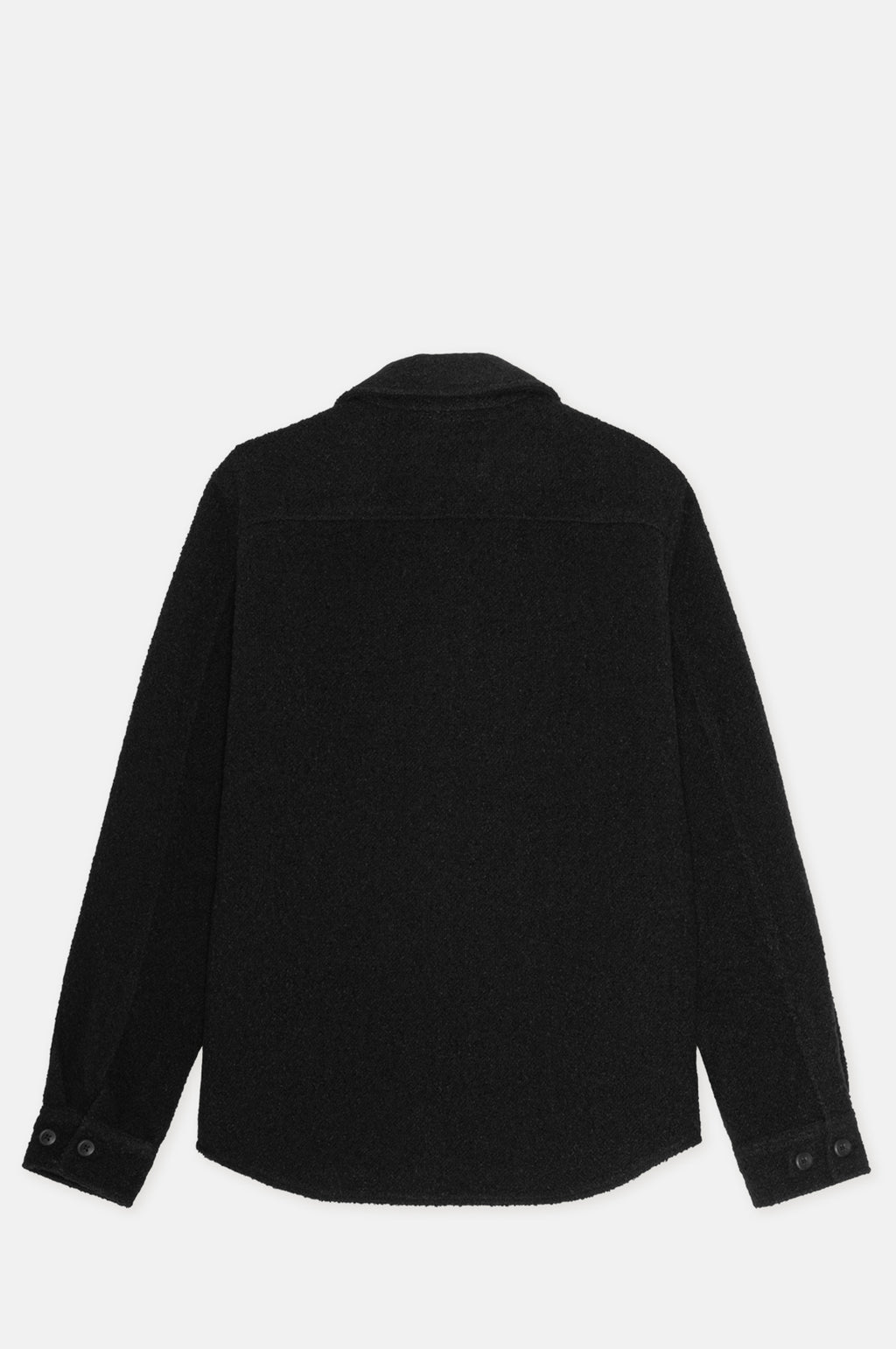 Check Overshirt Black
