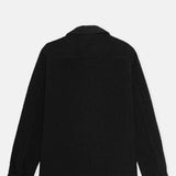 Boucle Overshirt Black