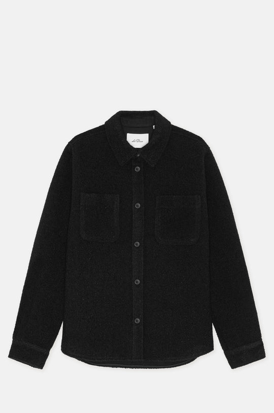 Boucle Overshirt Black