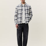 Check Overshirt Black