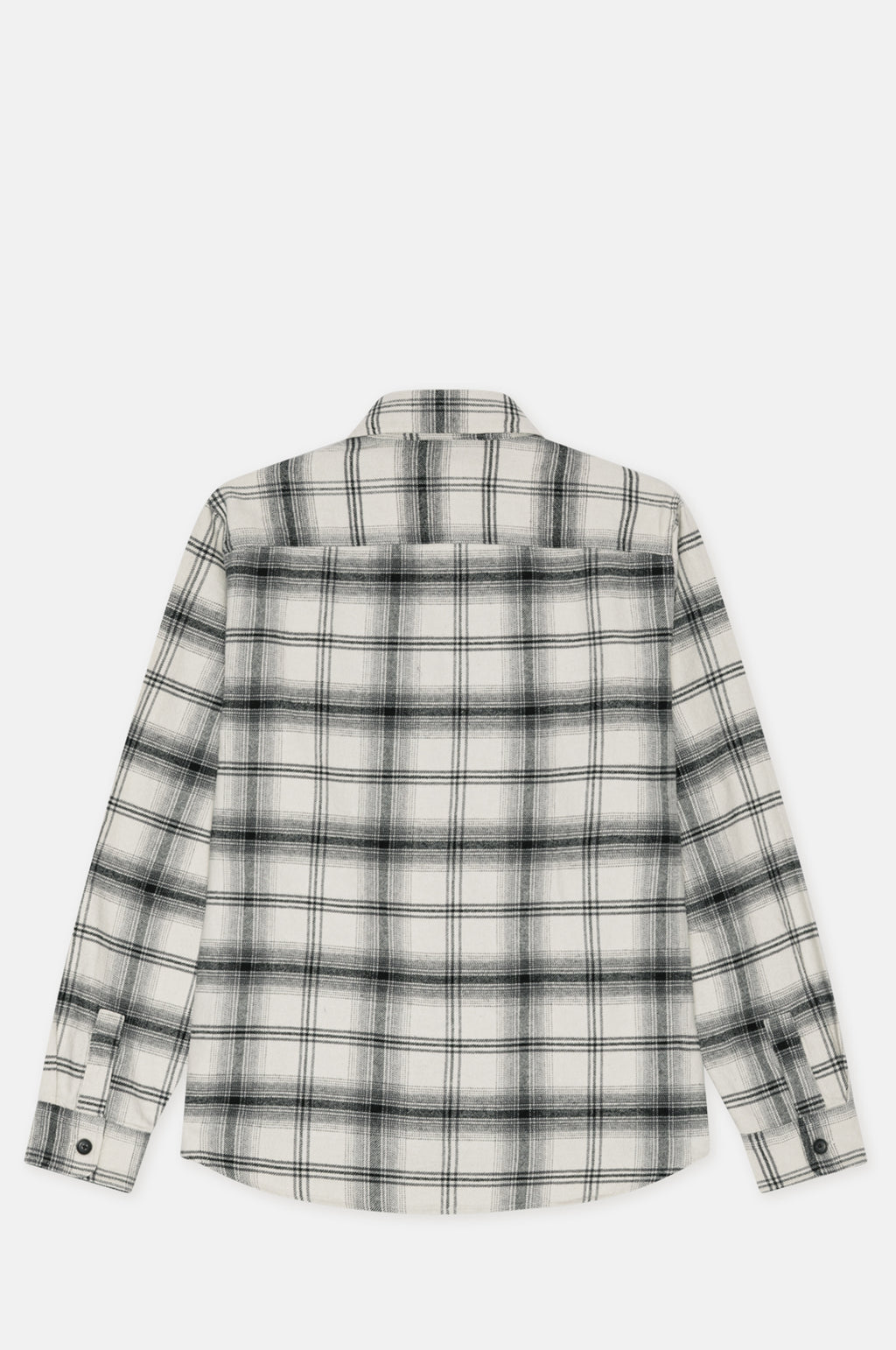 Check Overshirt Black