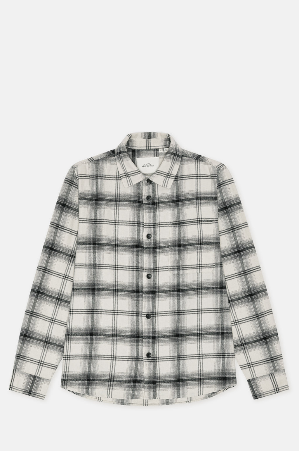 Les Deux Check Overshirt Black.