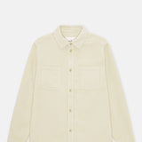 Les Deux Corduroy Overshirt Ivory.