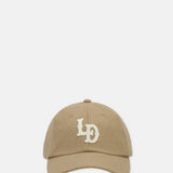 Les Deux Felt Logo Dad Cap Irish Cream.