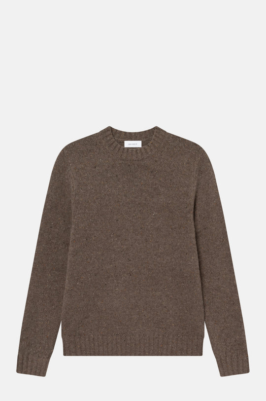 Gary Fleck Roundneck Jumper Mountain Grey Brown