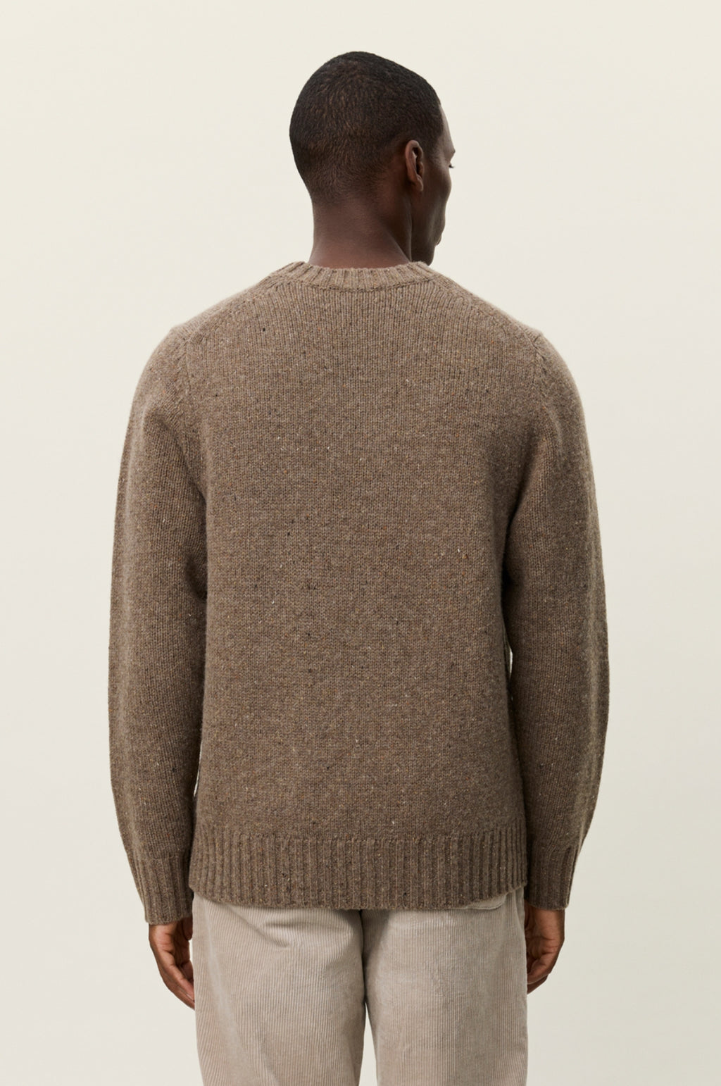 Gary Fleck Roundneck Jumper Mountain Grey Brown