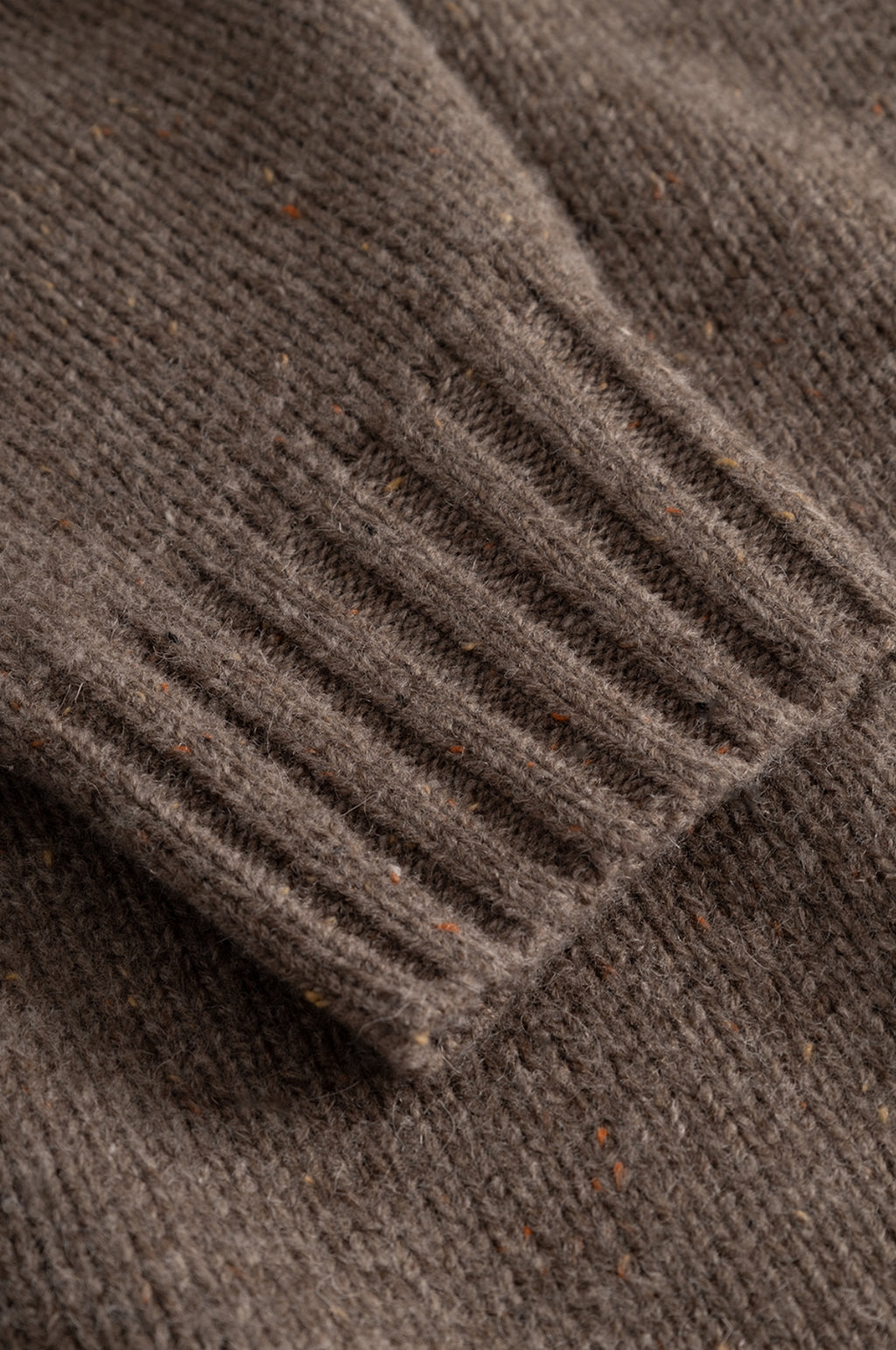 Gary Fleck Roundneck Jumper Mountain Grey Brown
