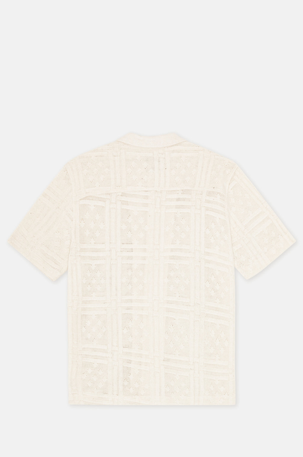 Hector Pointelle SS Shirt Eggnog White