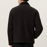 Herringbone Jacket Mole Brown