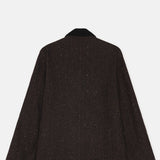 Herringbone Jacket Mole Brown