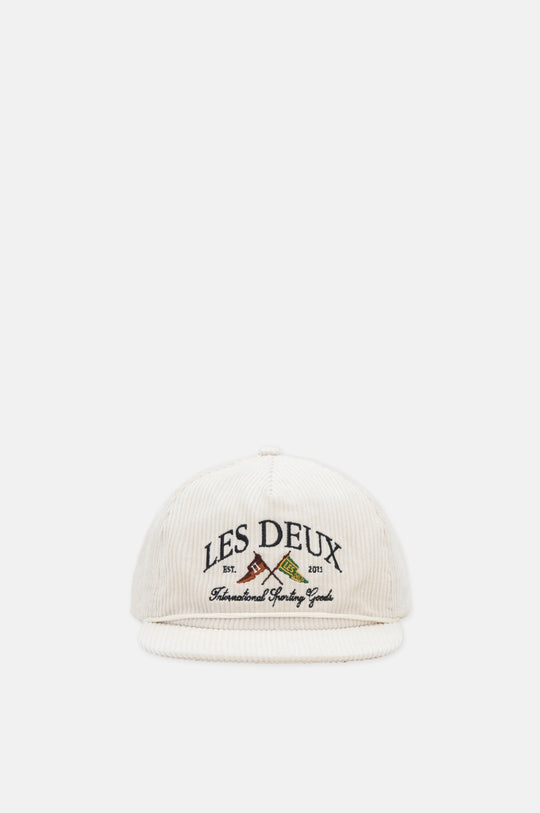 Ivy League Corduroy Cap Ivory