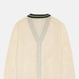 Lace Knitted Cardigan Eggnog White