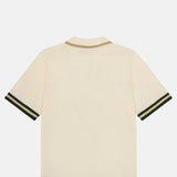 Lace Knitted Polo Eggnog White