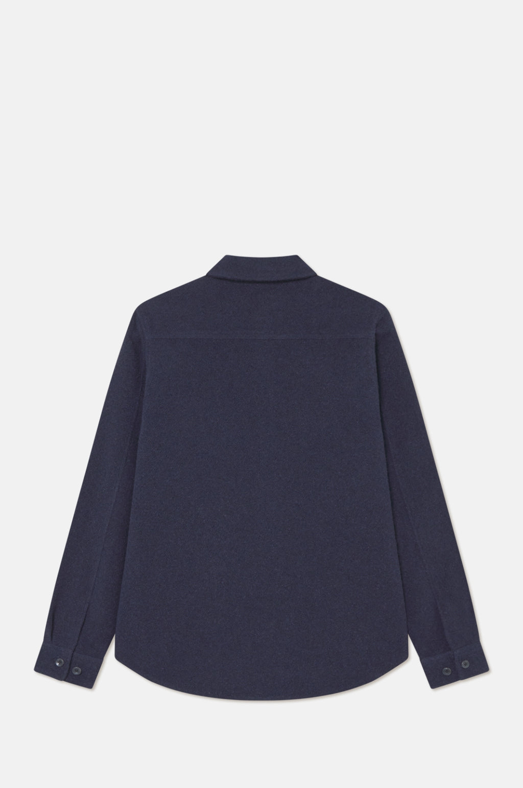 Lennon Boucle Overshirt Dark Navy