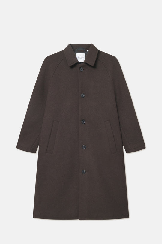 Michael Solid Wool Coat Delicioso