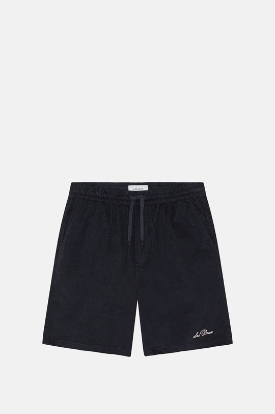 Signature Mini Cord Shorts Dark Blue Night