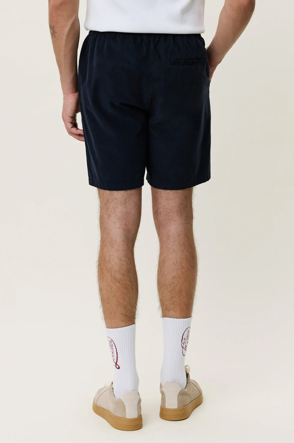 Signature Mini Cord Shorts Dark Blue Night