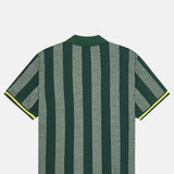 Stripe Jacquard Football Jersey Pine Green