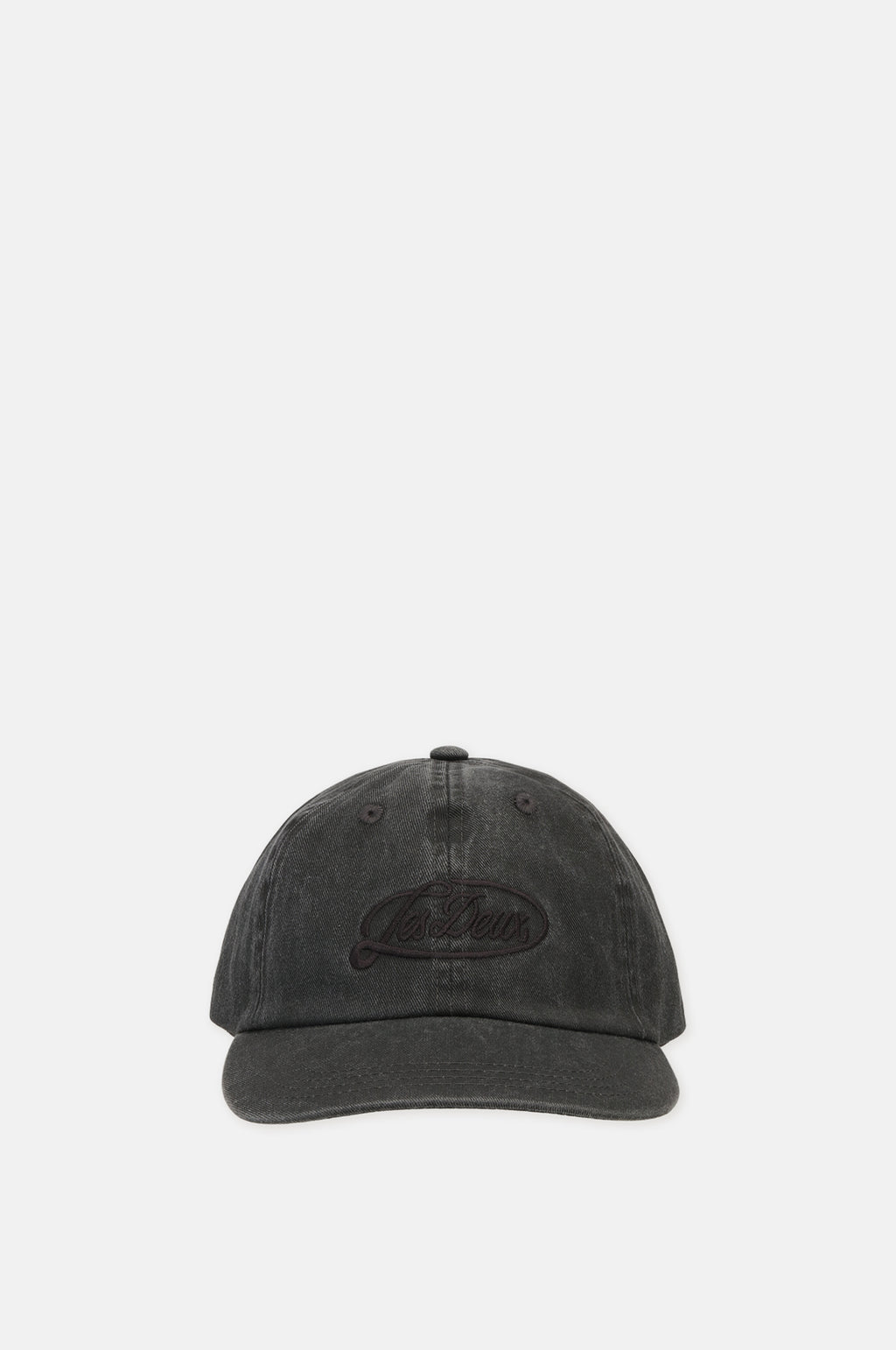 Les Deux Swirl Dad Cap Black.
