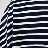 Crop Top Mariniere Navy/Ecru