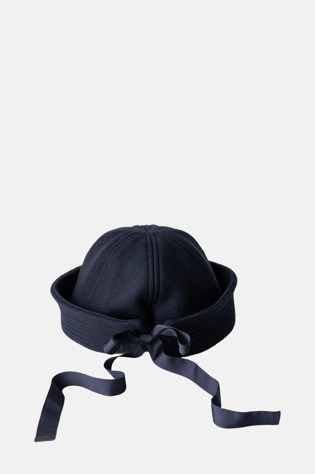 Les Vacances d'irina Le Chapeau with Silk Ribbons Navy.