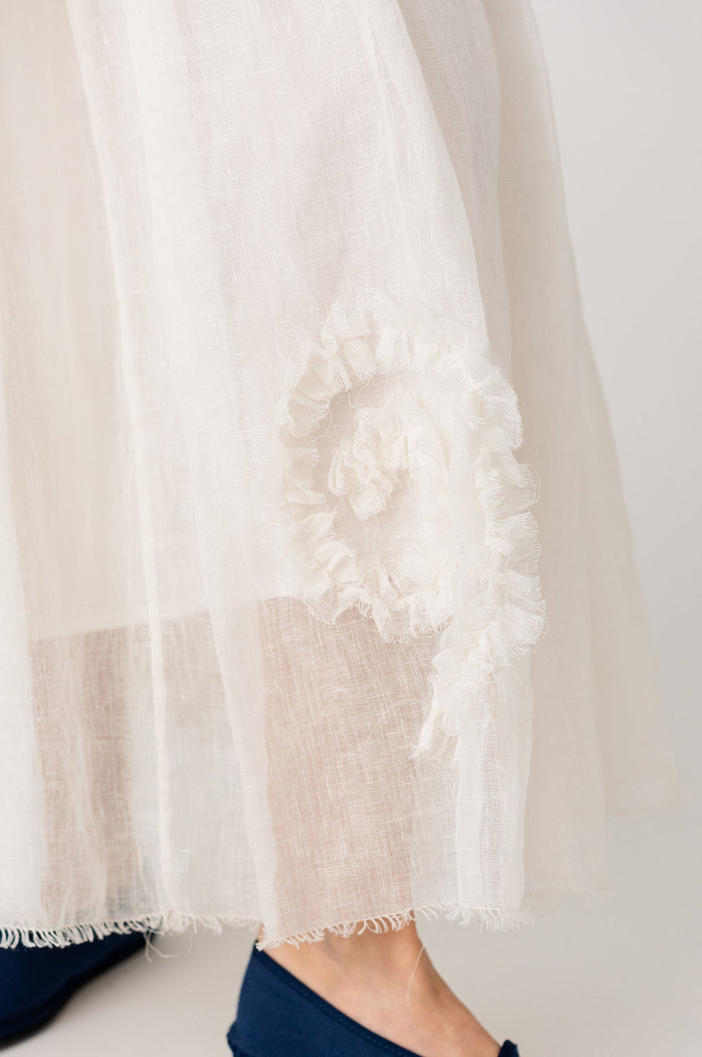 Shell Skirt White