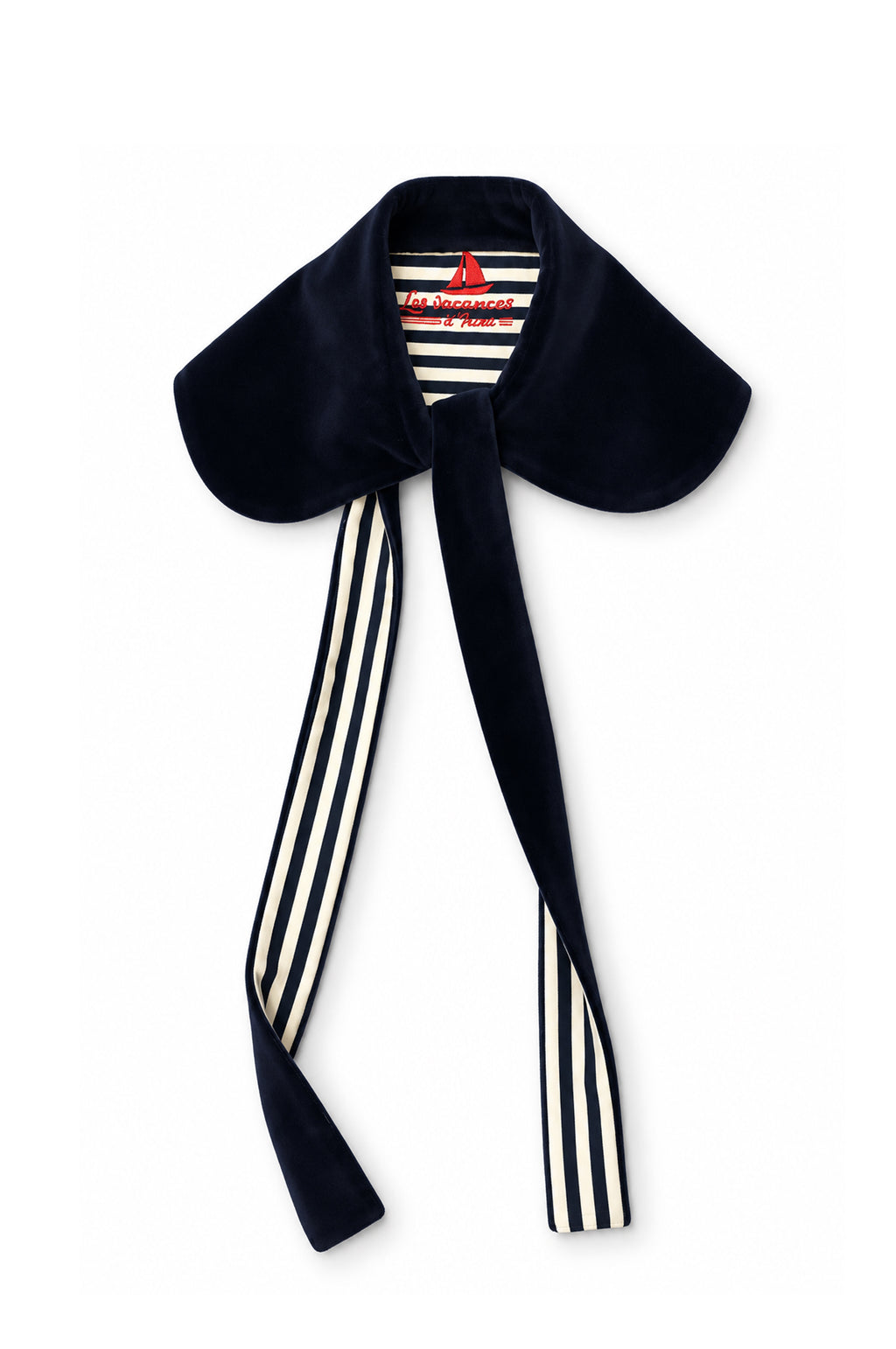 Velvet Collar Navy