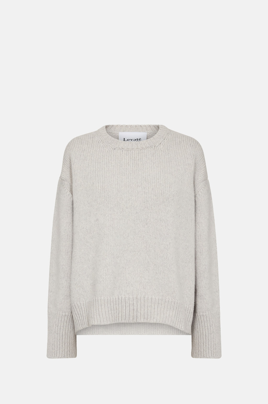 Levete Room Perle Pullover Rock Grey Melange.