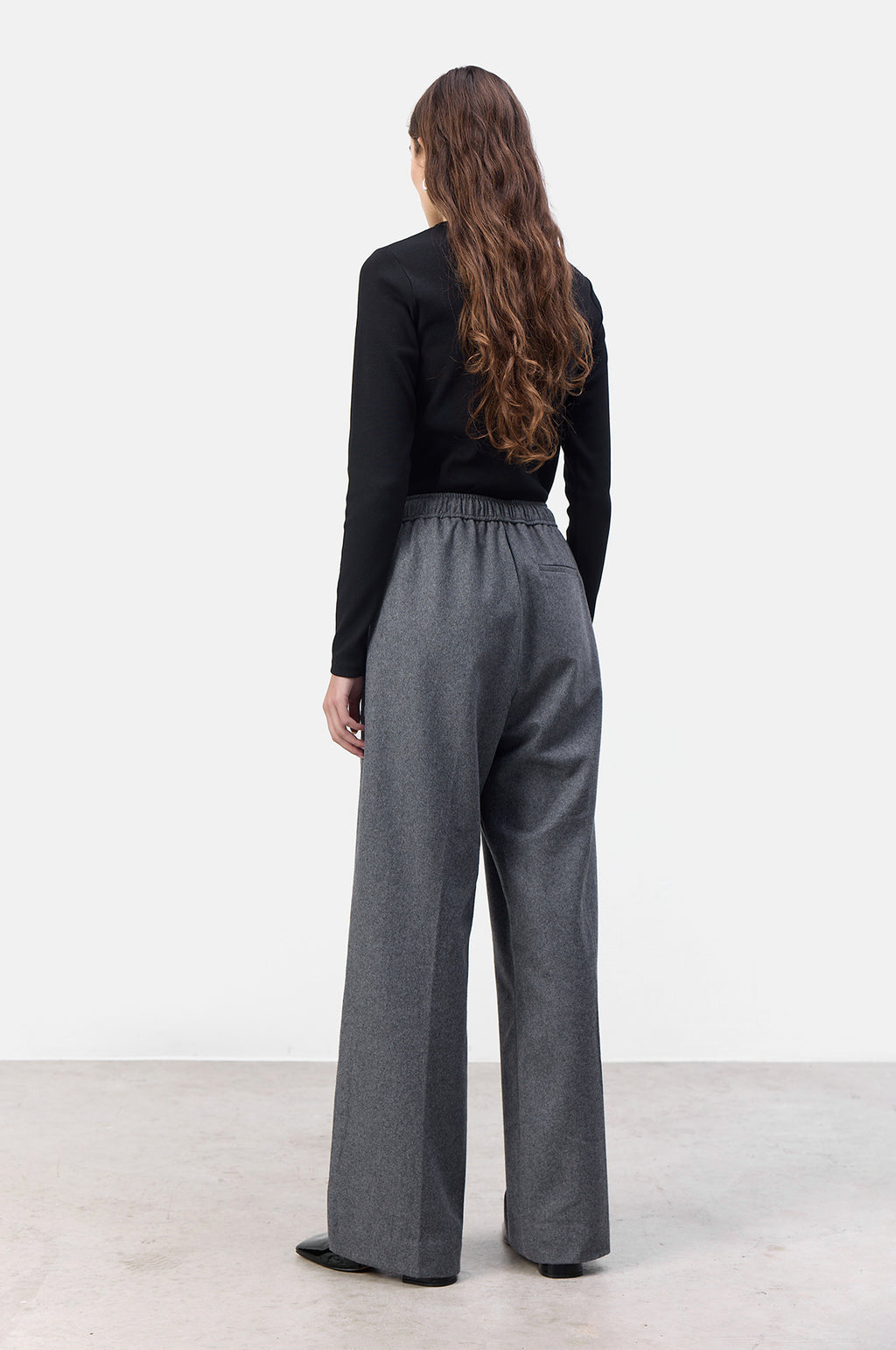 Levete Room Ellinor Pants Dark Grey Melange – The Hambledon