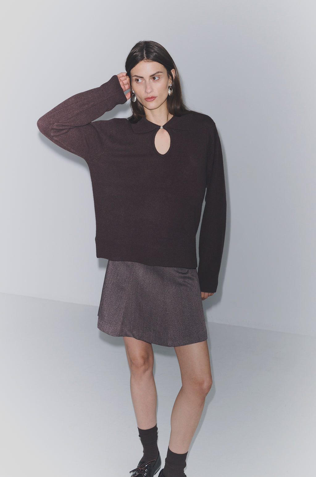 Eloise Pullover Hazelnut Mel