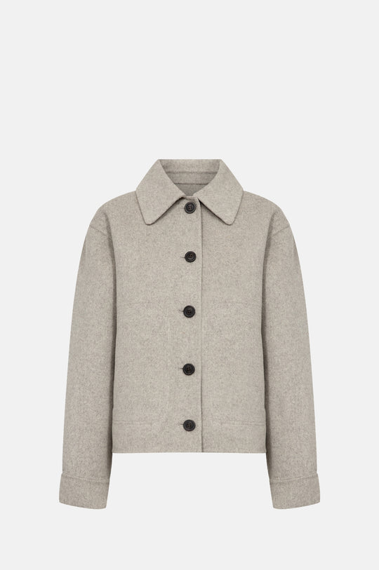 Owa Jacket Aluminium Melange