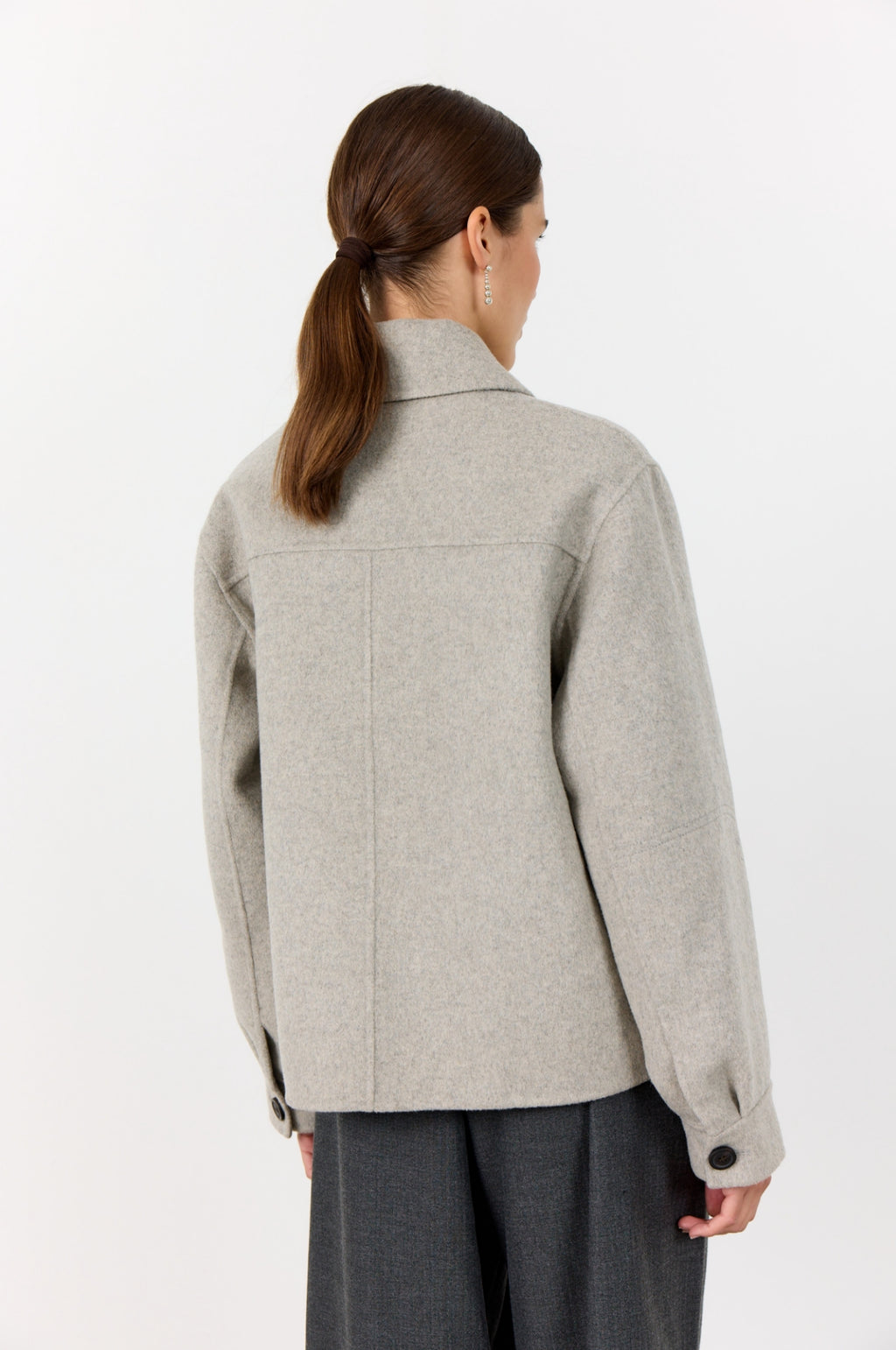 Owa Jacket Aluminium Melange