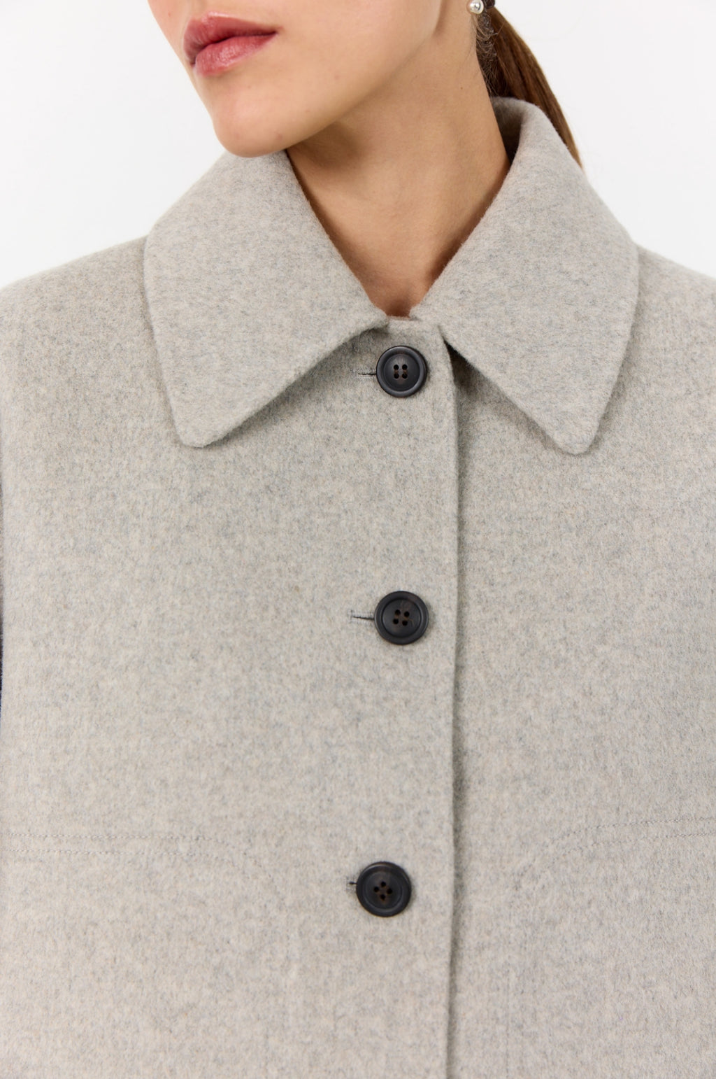 Owa Jacket Aluminium Melange