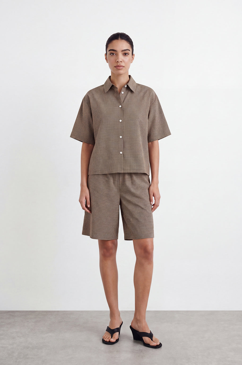 Ronia Shorts Fossil Combi