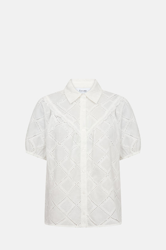 Row Shirt Star White