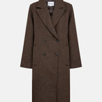 Levete Room Sandra Coat Chocolate Chip Combi.
