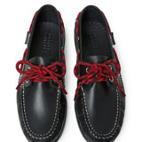Franco Leather Boat Loafer Black