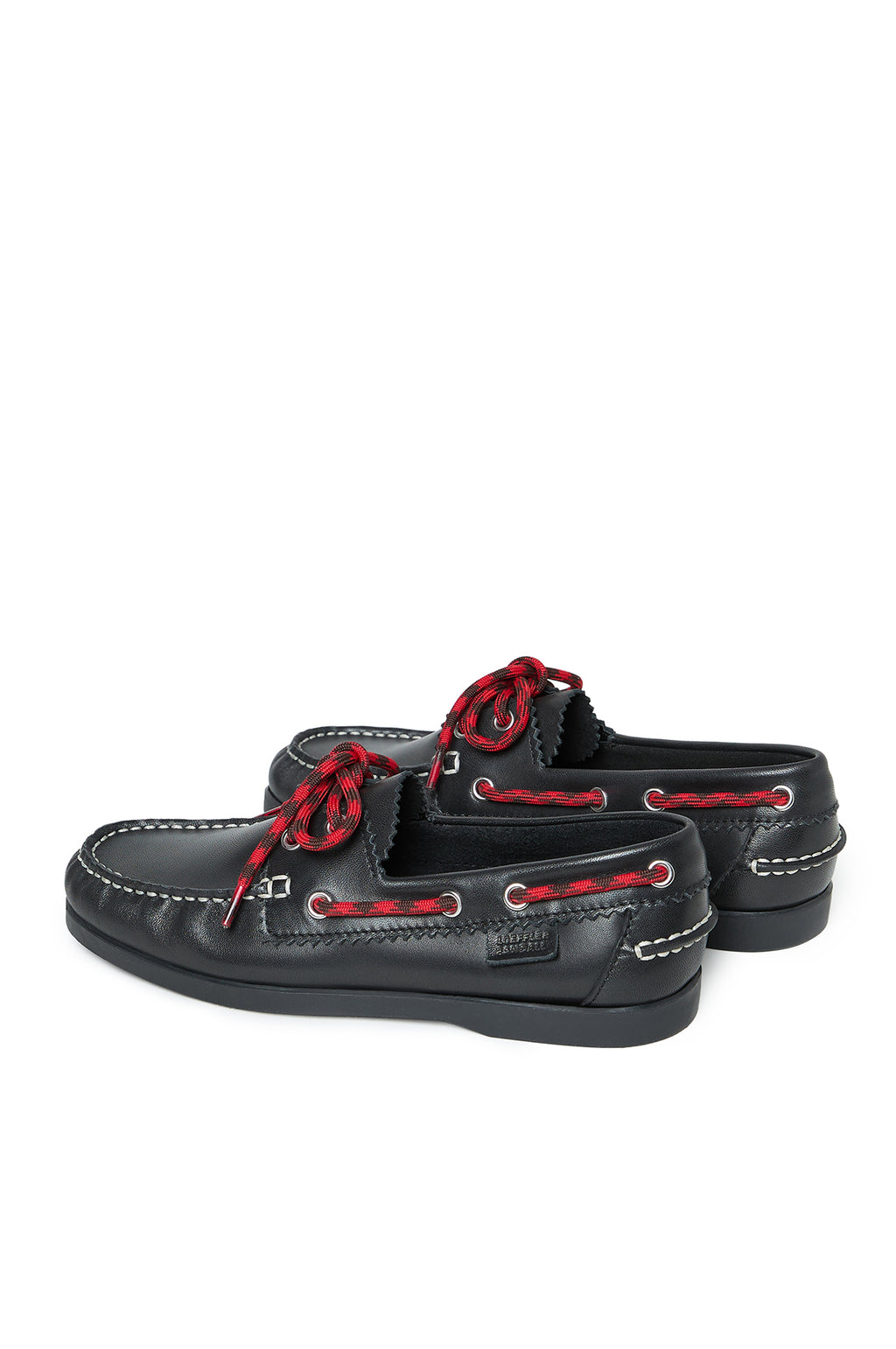 Franco Leather Boat Loafer Black