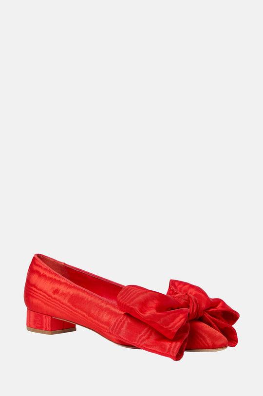 Noa Bow Flat Red