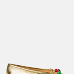 Loeffler Randall Noelle Flat Champagne.