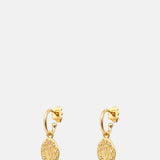 Louise Hendricks Adele Hoop Pendant Earrings.