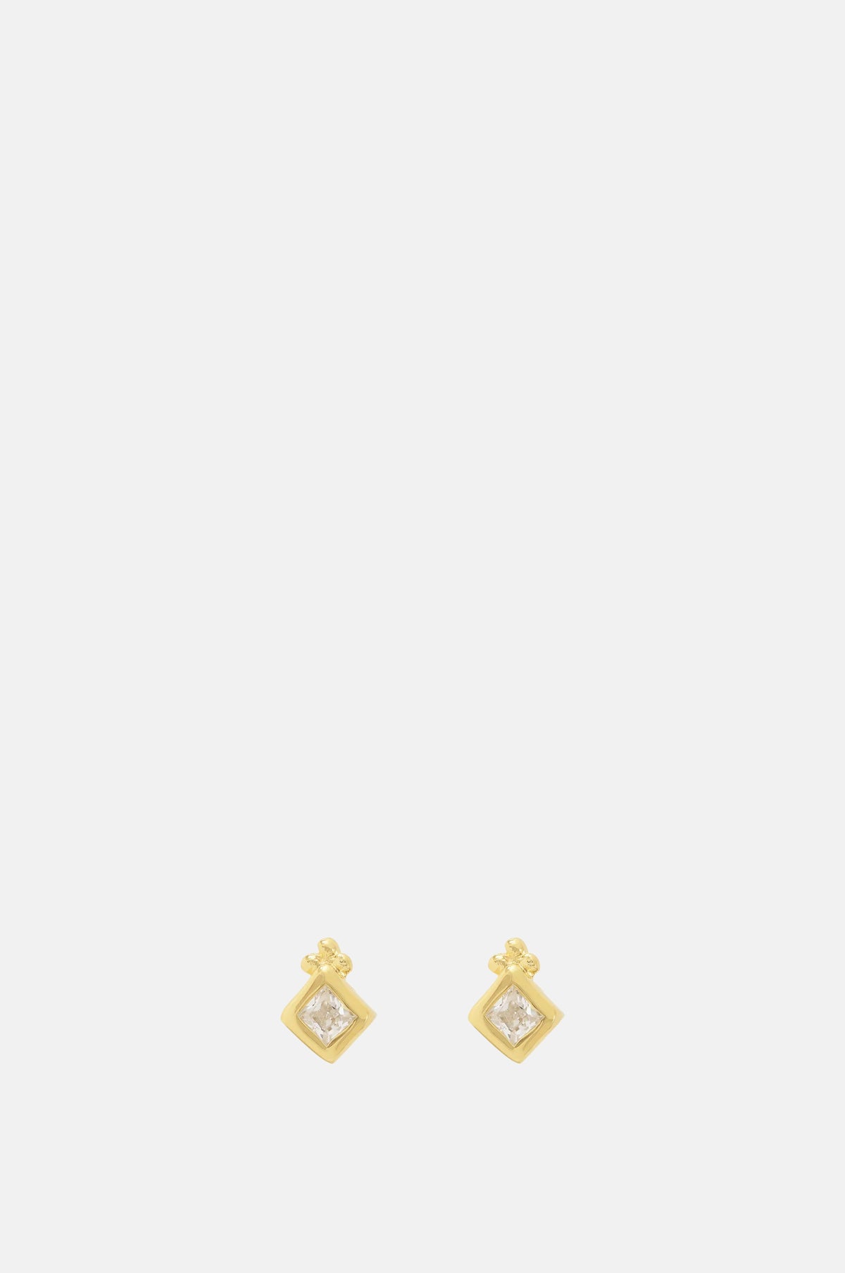 Louise Hendricks Driss Diamond Stud Earrings.