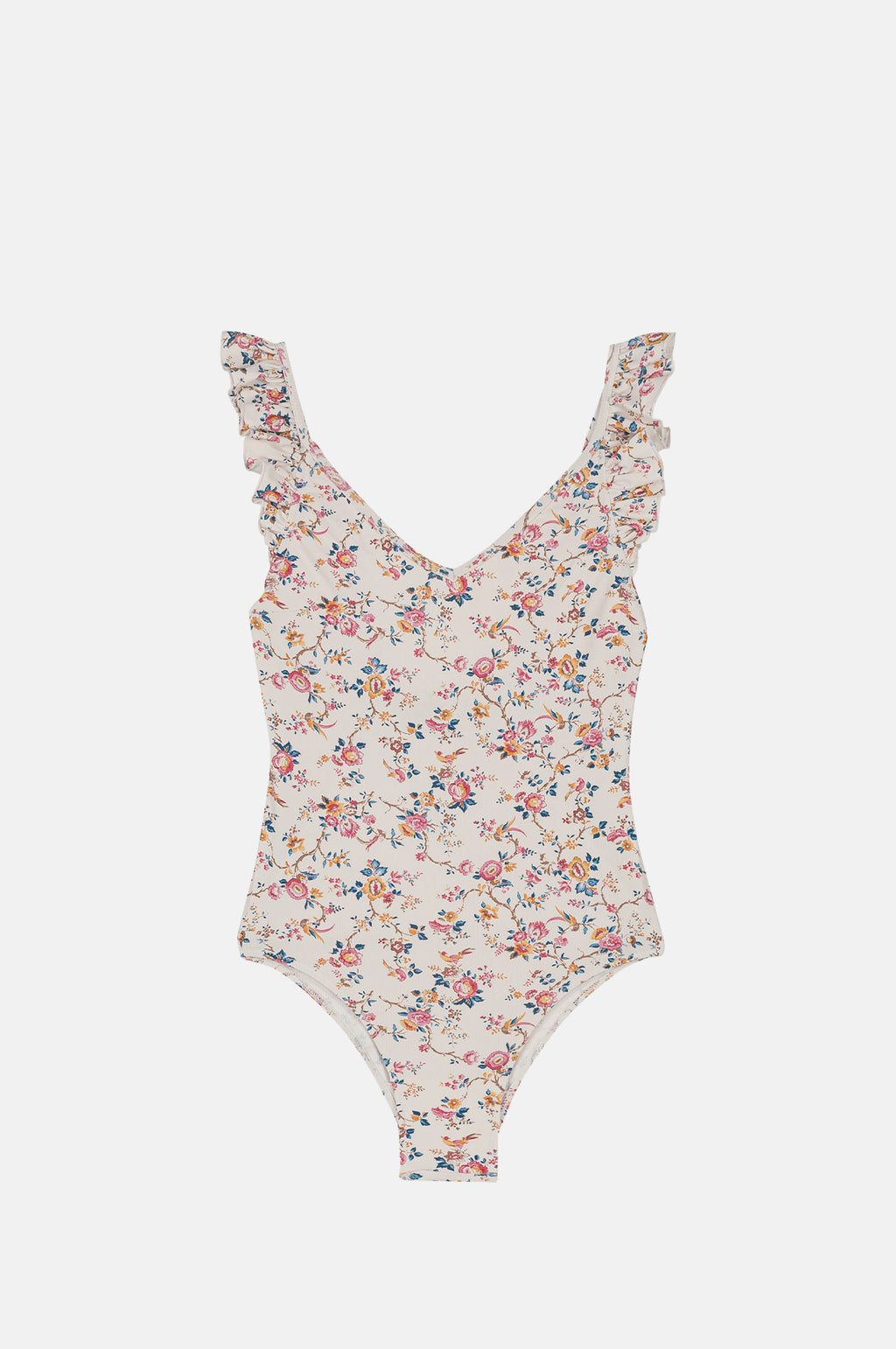 Louise Misha Reva Bathing Suit Cream Retro Garden.