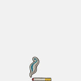 Macon&Lesquoy Cigarette Smoke Brooch.