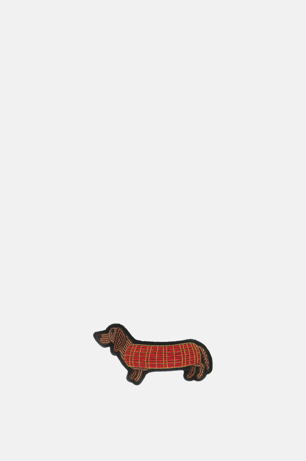 Macon & Lesquoy Dachshund Brooch.