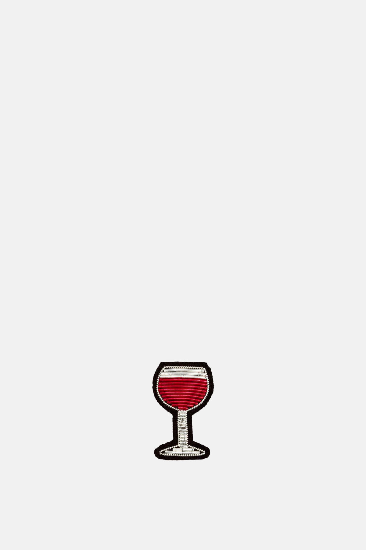 Macon & Lesquoy Glass of Red Wine Brooch.