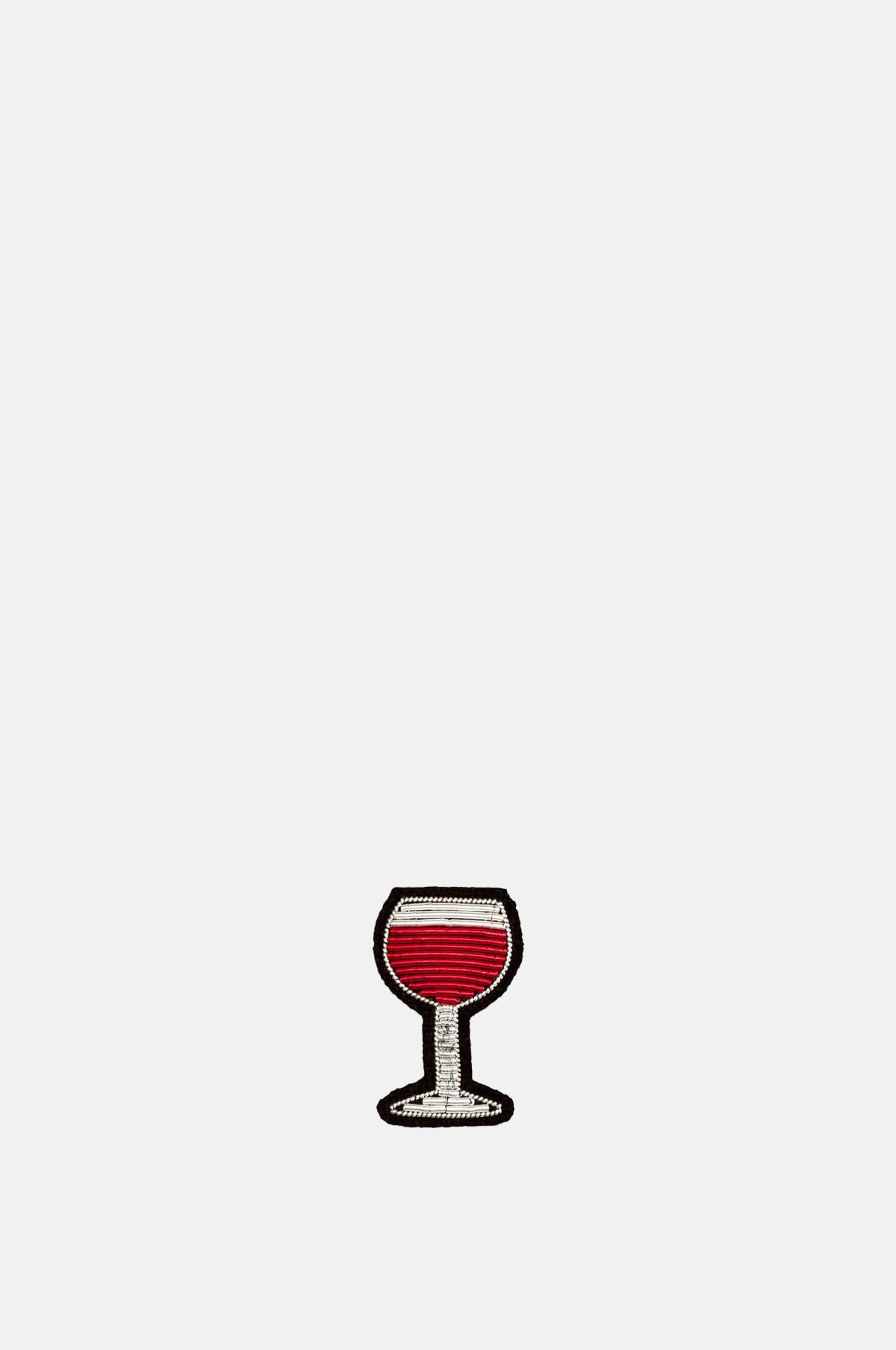 Macon & Lesquoy Glass of Red Wine Brooch.