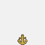 Macon & Lesquoy Gold Anchor Brooch.