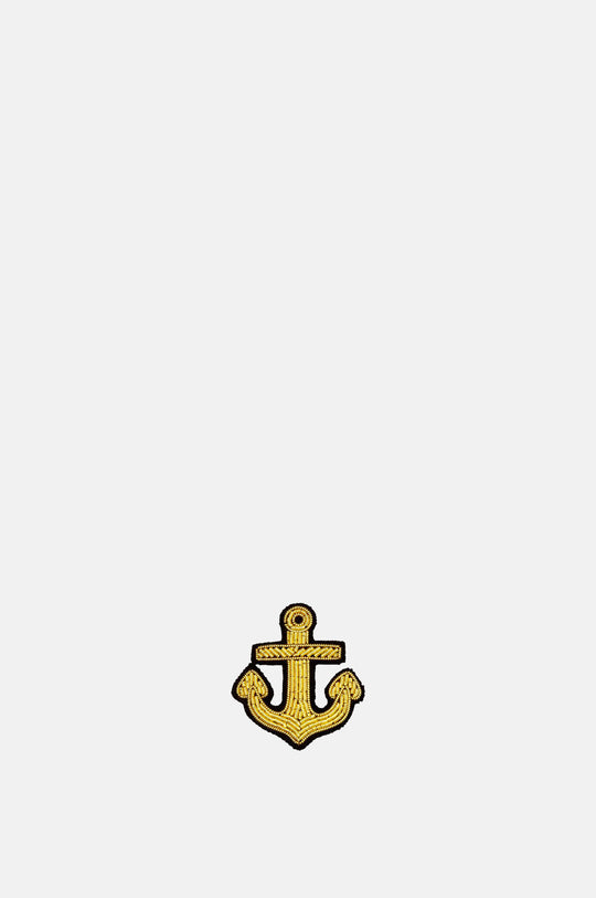 Gold Anchor Brooch